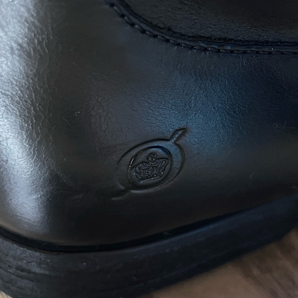 Born Women’s Size 7.5M Cook Tall Riding Black Leather Boots Knee-High - Picture 8 of 9